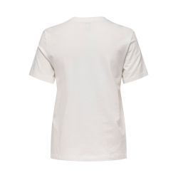 Tee shirt onlhariettte cloud dancer heartbreaker 15343670-4276 Femme ONLY Tee shirt onlhariettte cloud dancer heartbreaker 15343670-4276 Femme ONLY
