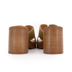 Mules serraje à talon plateforme Femme CARLA TORTOSA