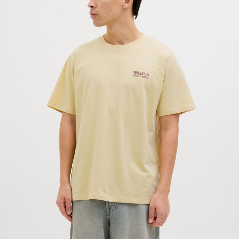 Tee shirt jwhmykonos italian straw 12276717 4285 Homme JACK & JONES Tee shirt jwhmykonos italian straw 12276717 4285 Homme JACK & JONES