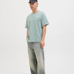 Tee shirt gray mist jwhmykonos12276717 4285 Homme JACK & JONES Tee shirt gray mist jwhmykonos12276717 4285 Homme JACK & JONES