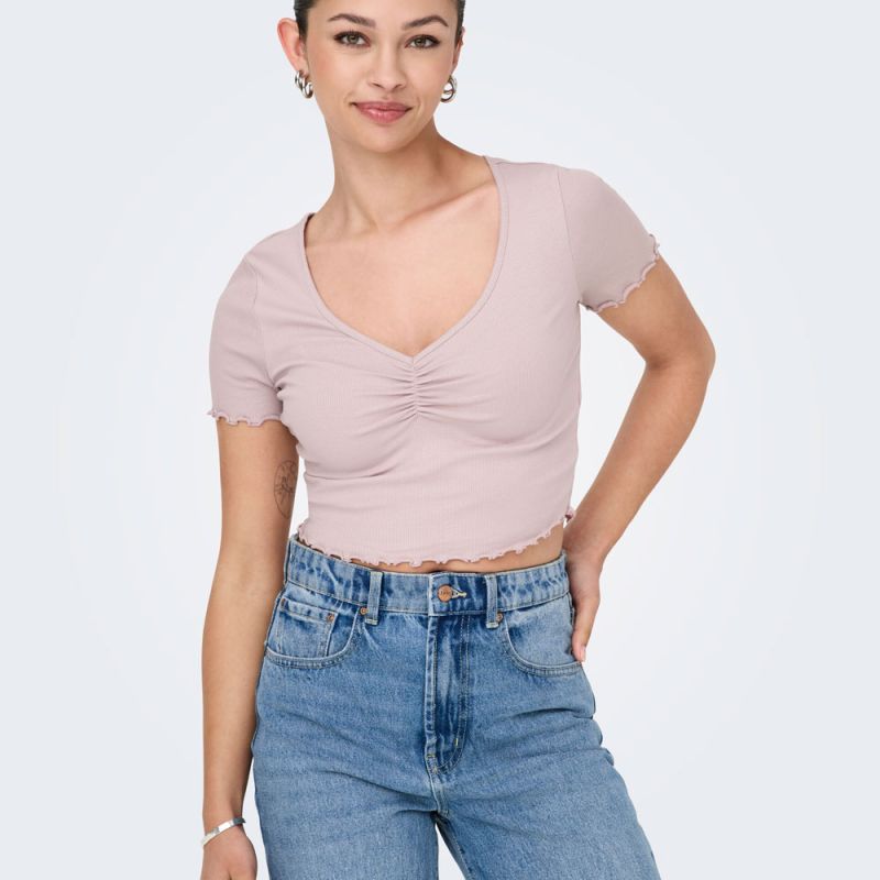 Haut onlbetty light grey melange 15311919 4230 Femme ONLY Haut onlbetty light grey melange 15311919 4230 Femme ONLY