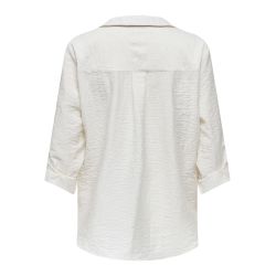 CHEMISE MC CLOUD DANCER JDYLAUREL 3/4 LINEN 15347163