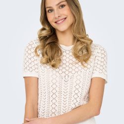 PULL MANCHE COURTE ONLSAGA CLOUD DANCER 15339662 4230