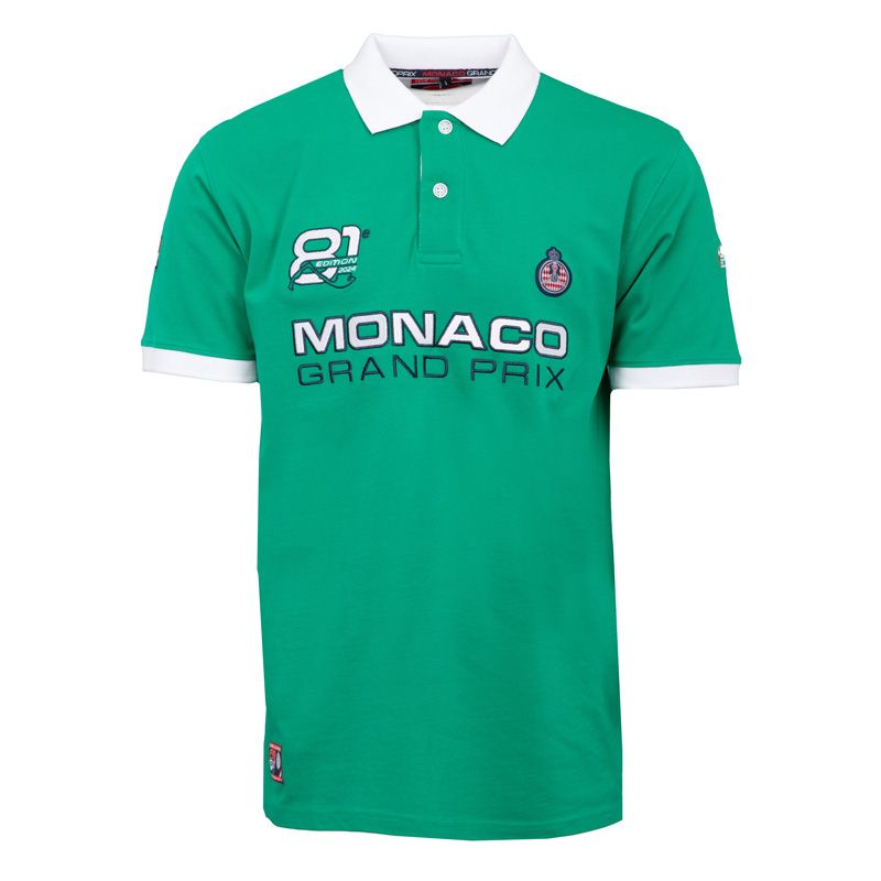 Polo officiel gp 2024 blanc Homme ACM