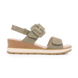 Sandale compensee nubuck olive 92875342 36/41 Femme CAPRICE