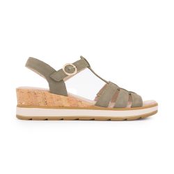Sandales olive nubuc 92870944 36-41 Femme CAPRICE