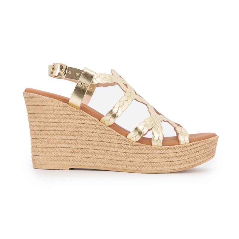 Sandales compensees vaq. cuero 28536 t36/41 Femme CARLA TORTOSA Sandales compensees vaq. cuero 28536 t36/41 Femme CARLA TORTOSA