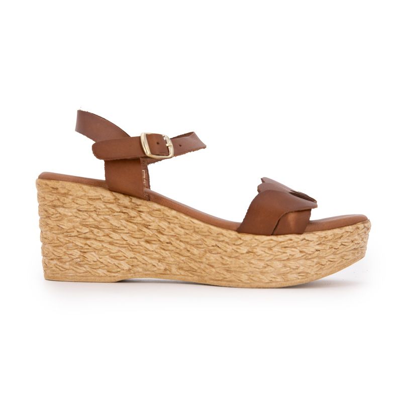 Sandales vaq. avellana 64504 t36/41 Femme CARLA TORTOSA