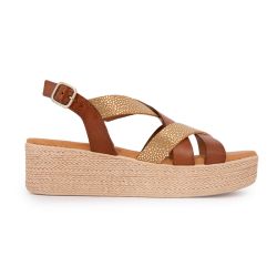 SANDALES COMPENSEE CUERO FUJI 5334 T36/41