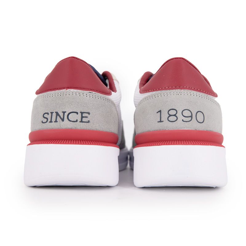 Basket white-red nate001-whi-red01 41/46 Homme US POLO
