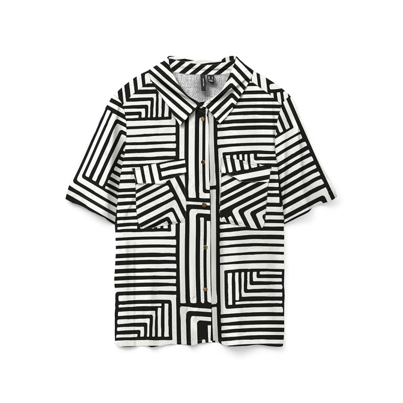 Chemise vmeasy black pernille 10328678 4330 Femme VERO MODA