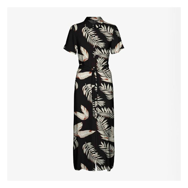 Robe longue vmeasy black fioni 10297365 4330 Femme VERO MODA