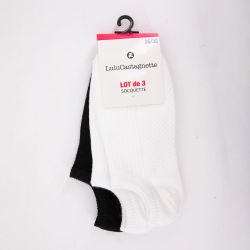 Lot de 3 paires de socquettes lalita Femme LULU CASTAGNETTE