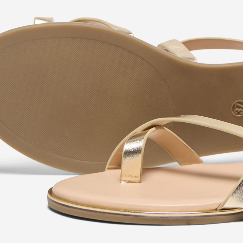 SANDALE ONLMARI-2 GOLD COLOUR 15341129 4280