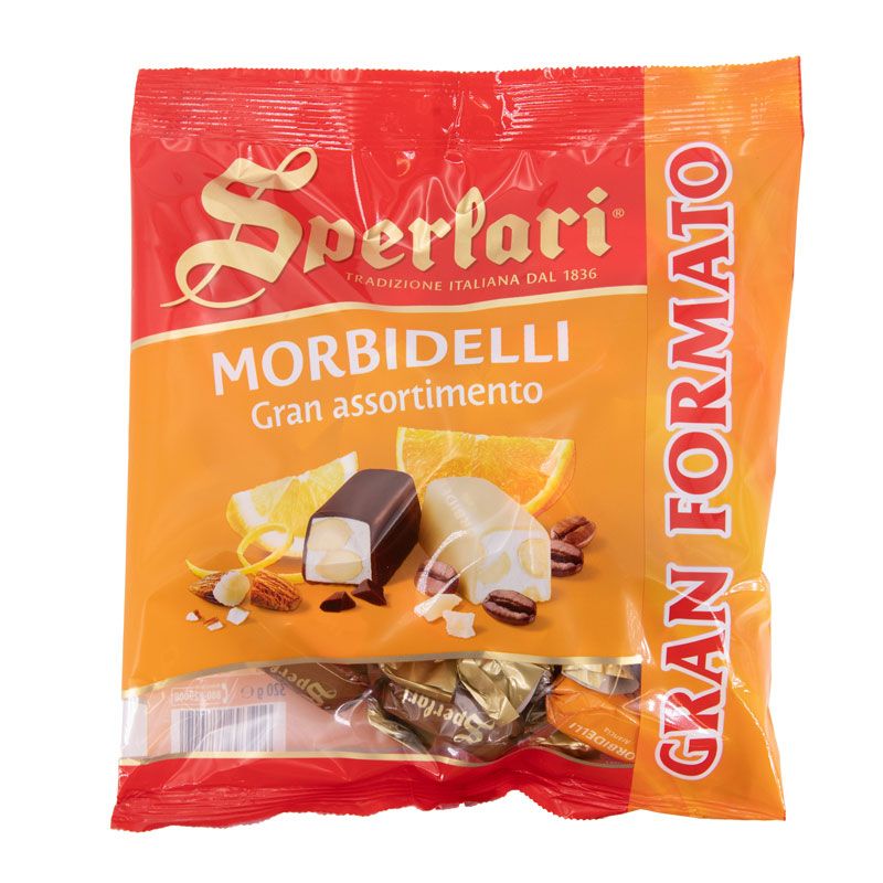 Sachet 320g nougat enrobe citron/ orange/ cafÉ/ vanille Mixte SPERLARI