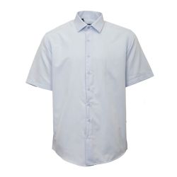 Chemise unie mc regular noire bill302 Homme BILL TORNADE