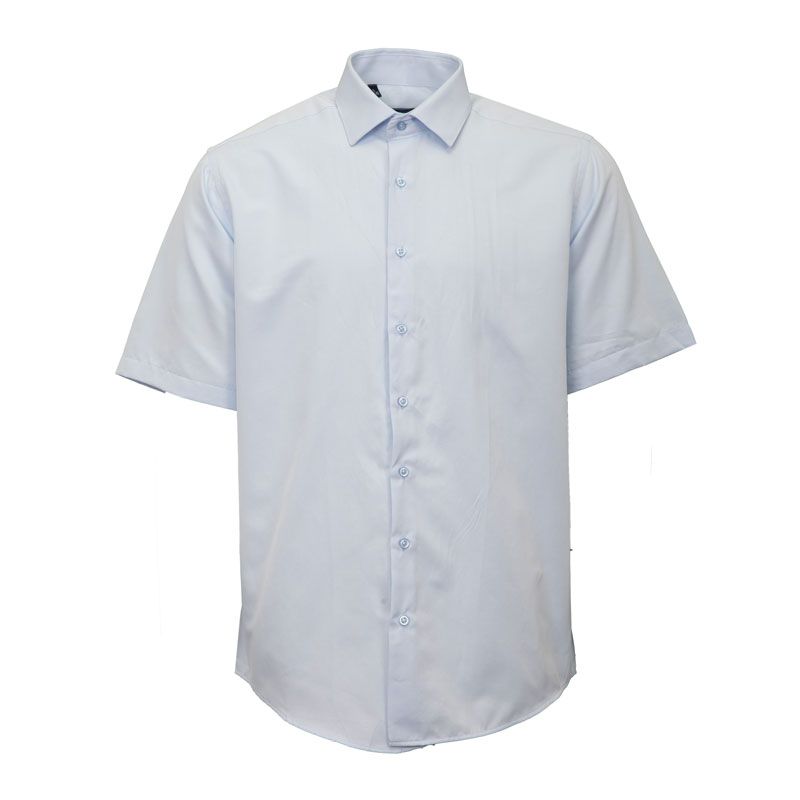 Chemise unie mc regular noire bill302 Homme BILL TORNADE