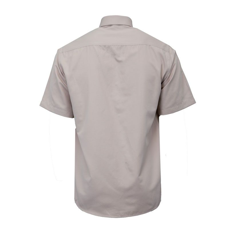 Chemise unie mc regular noire bill302 Homme BILL TORNADE