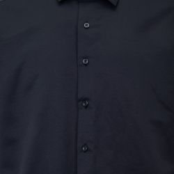 Chemise unie mc regular noire bill302 Homme BILL TORNADE