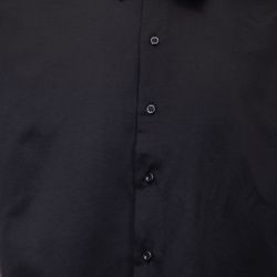 Chemise unie mc regular noire bill302 Homme BILL TORNADE