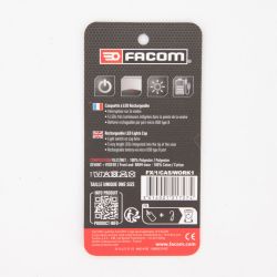 CASQUETTE HOMME FACOM AVEC LED FX/1/CAS/WORK1