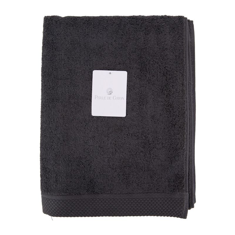 Serviette de toilette50x100 cm Mixte PERLE DE COTON