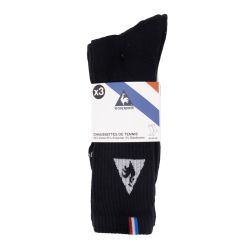 Chaussettes de tennis lot de 3 paires blanches coqsportif/x Homme LE COQ SPORTIF Chaussettes de tennis lot de 3 paires blanches coqsportif/x Homme LE COQ SPORTIF