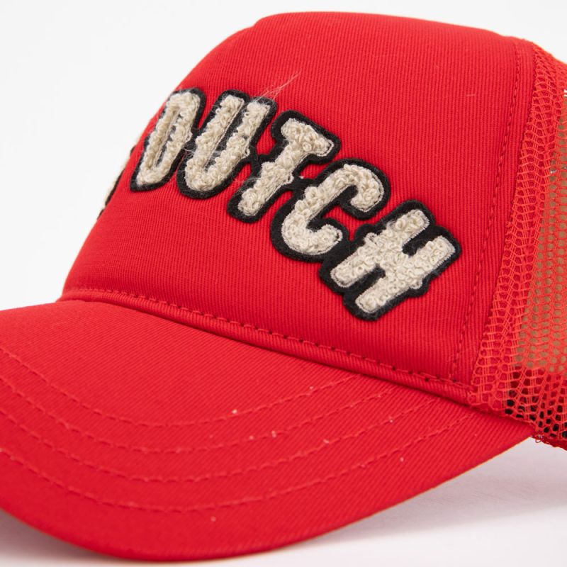 Casquette baseball uni logo fausse fourrure Homme VON DUTCH