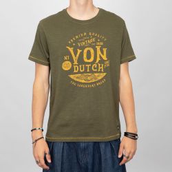 Tee shirt kaki vd/1/tr/prest/k Homme VON DUTCH