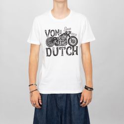 Tee shirt blanc vd/1/tr/log3/w Homme VON DUTCH Tee shirt blanc vd/1/tr/log3/w Homme VON DUTCH