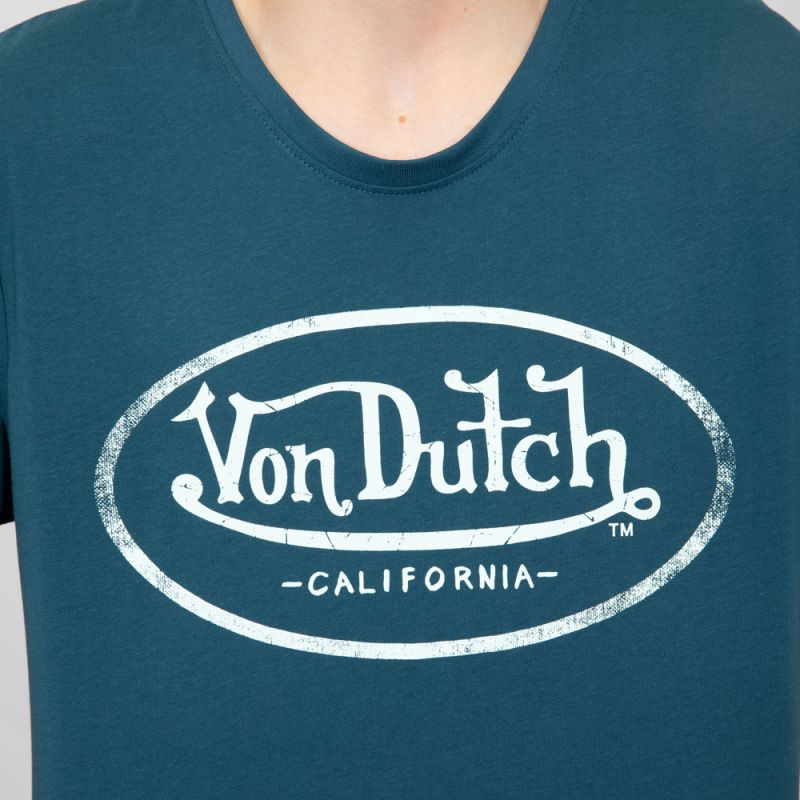 Tee shirt noir vd/1/tr/log2/nr Homme VON DUTCH