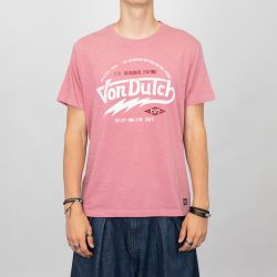 Tee shirt rose vd/1/tr/keep/op Homme VON DUTCH