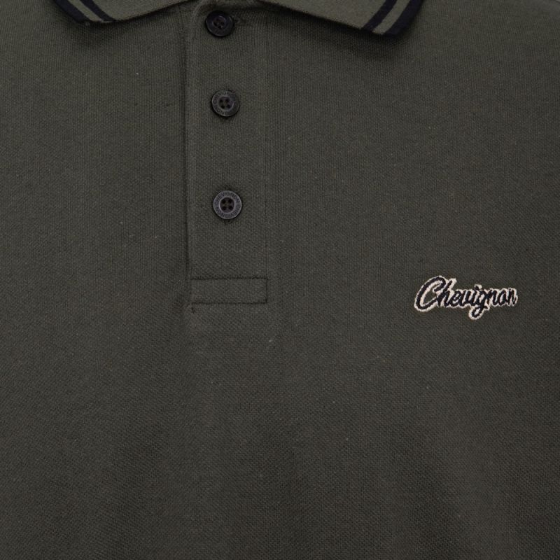 Polo broder 44496 albus Homme CHEVIGNON