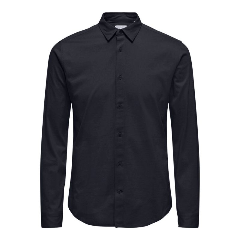Chemise onsrobin dark navy 22031023 4445 Homme ONLY AND SONS