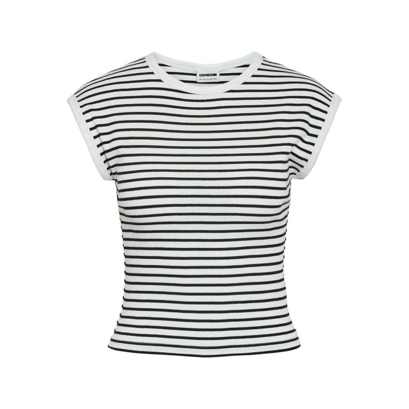 Tee shirt nmjudy bright white 27033981-4427 Femme NOISY MAY