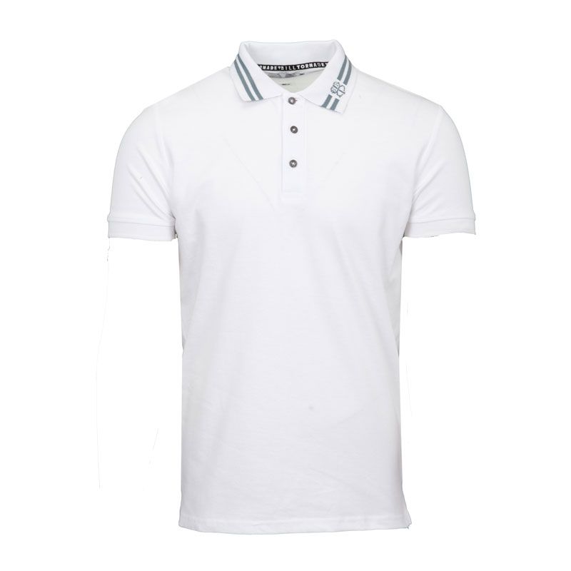 Polo logo liseret 23868 Homme BILL TORNADE