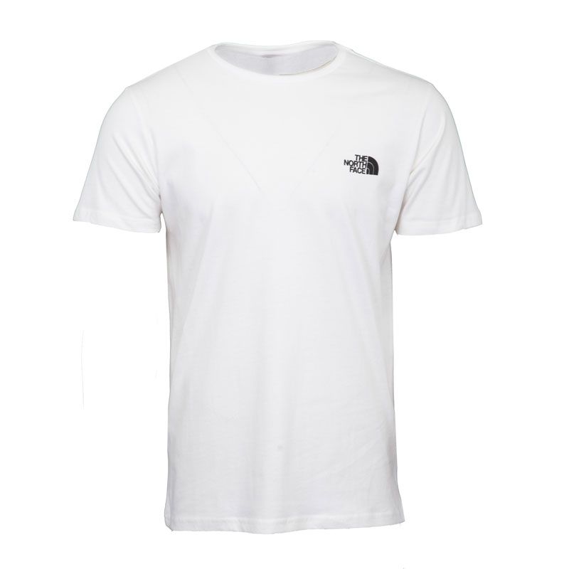 Tee shirt mc white nf0a87nvfn41 Homme THE NORTH FACE
