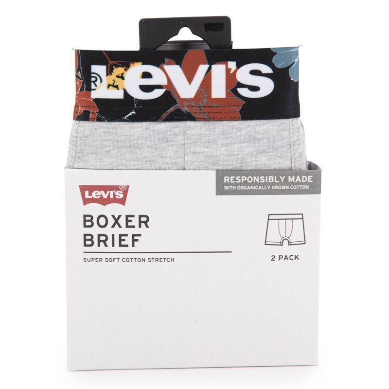 Lot de 2 boxers grey combo 701232225002802 Homme LEVI'S