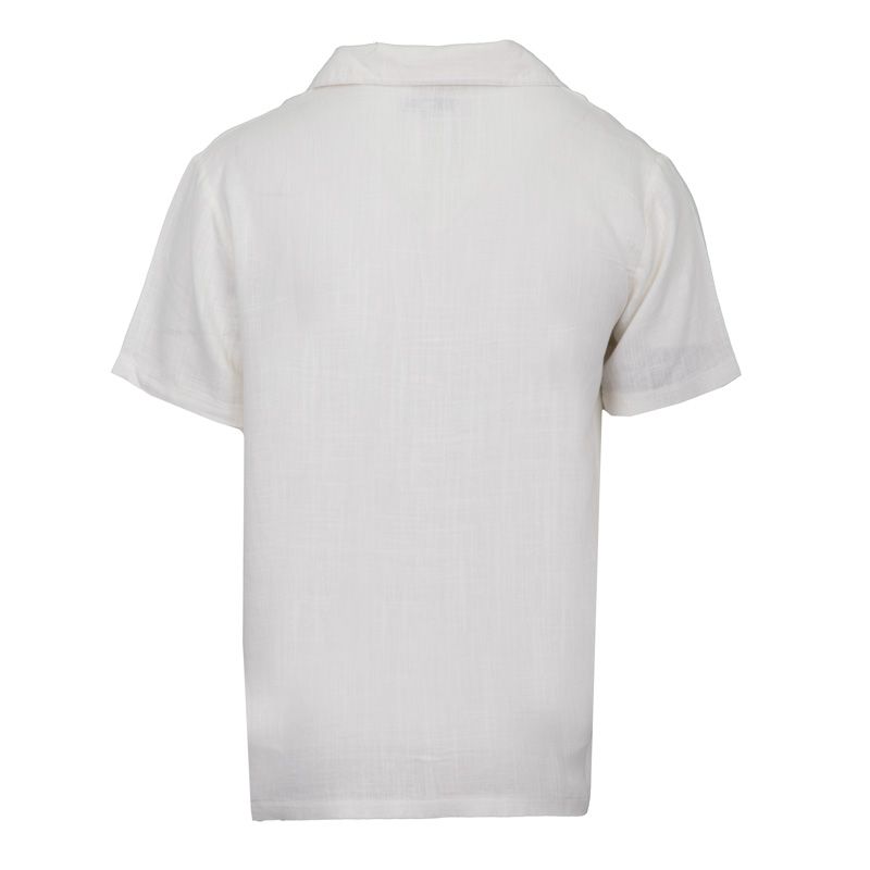 Chemise mc en lin lt kaki leon Homme PANAME BROTHERS