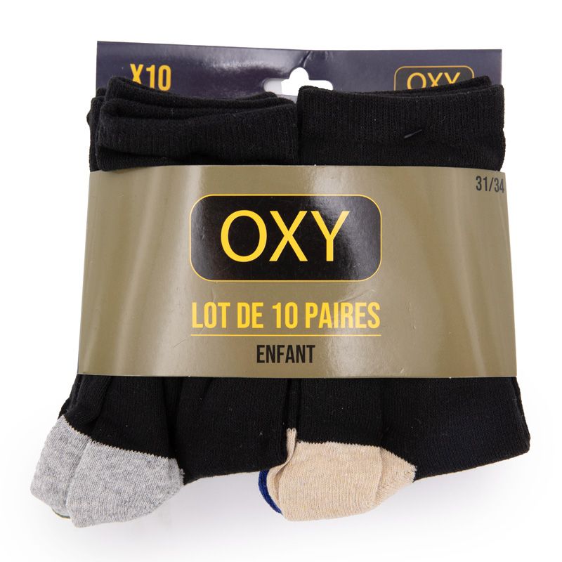 Pack de 10 chaussettes garcon libero Enfant OXY