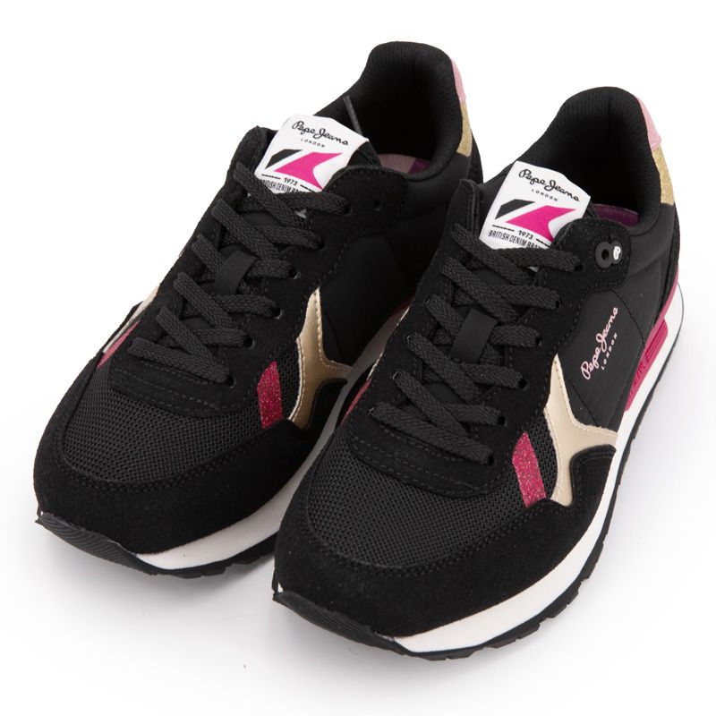 Basket brit club g 999black pgs40004 t32/39 Enfant PEPE JEANS