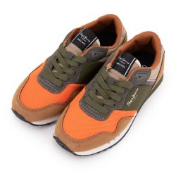 Basket london park b 860dark stone beige pbs40006 t33/39 Enfant PEPE JEANS