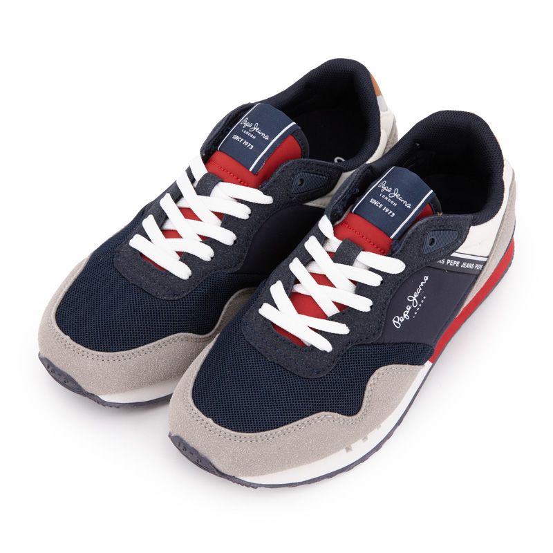 Basket london park b 860dark stone beige pbs40006 t33/39 Enfant PEPE JEANS