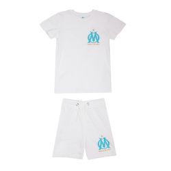 Ensemble enfant tee shirt/short blanc om Enfant OM