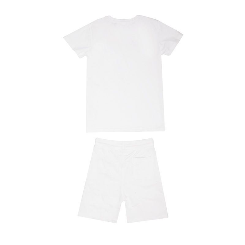 Ensemble enfant tee shirt/short blanc om Enfant OM