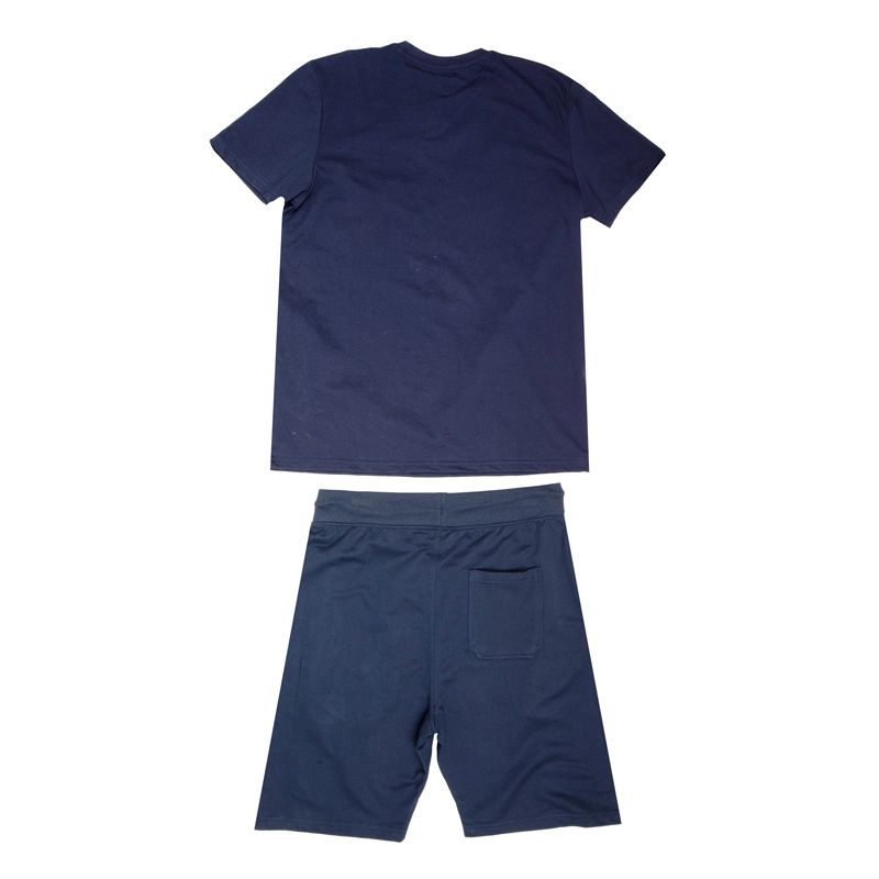 Ensemble tee shirt/short bleu om Homme OM
