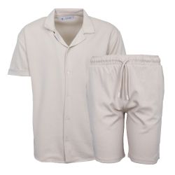 Ensemble chemise/short white dove Homme PANAME BROTHERS