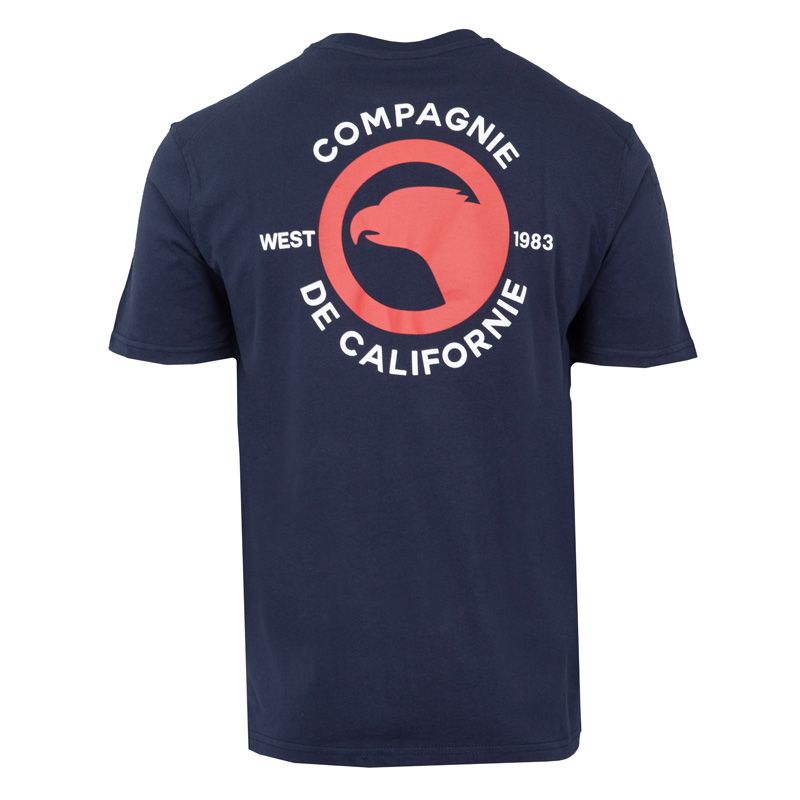 Tee shirt mc light kaki ts west 1983 Homme COMPAGNIE DE CALIFORNIE