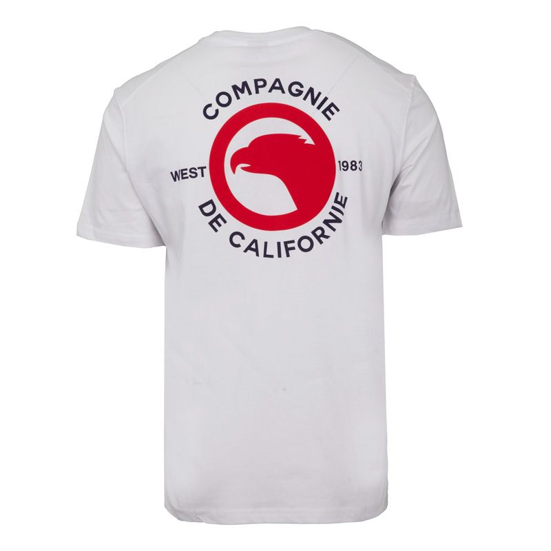 Tee shirt mc light kaki ts west 1983 Homme COMPAGNIE DE CALIFORNIE