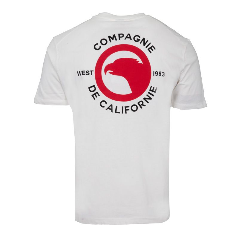 Tee shirt mc light kaki ts west 1983 Homme COMPAGNIE DE CALIFORNIE
